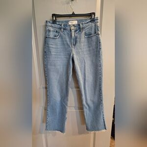 Abercrombie & Fitch Straight Mid-Rise Jeans 27S Extra Short Length